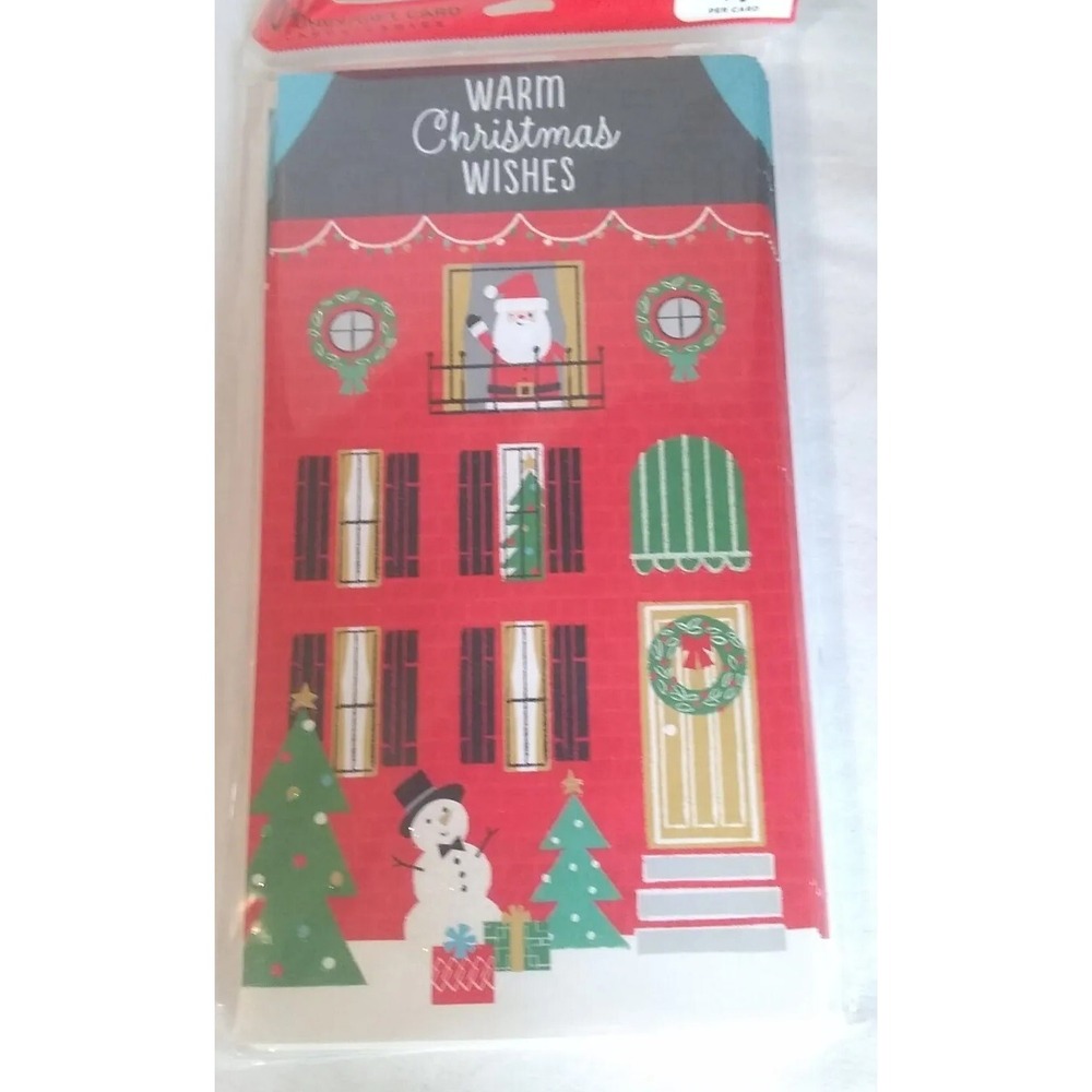 Money Gift Christmas Cards Envelopes (10)‎ House NEW Hallmark Connections